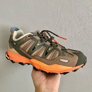 adidas Women’s Trail Sneakers in Olive Green and Orange